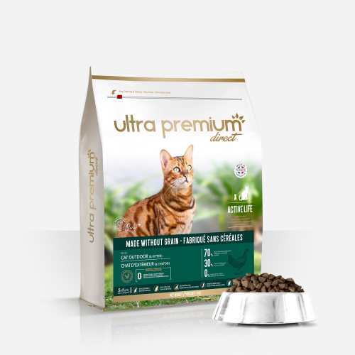 Photo de Ultra Premium Croquettes Sans Céréales pour Chats Adultes activité normale et Chatons