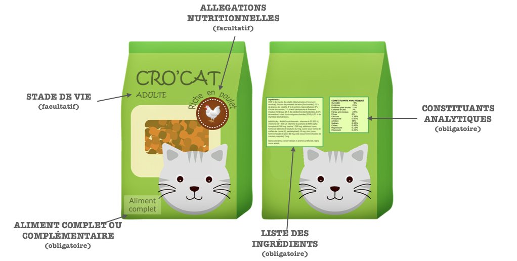 Infographie : Comment lire une étiquette de croquettes